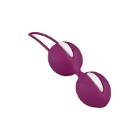 Fun Factory, Германия Шарик вагинальные Fun Factory SMARTBALLS DUO, силикон, фиолетовый, 17 см — купить в Минске Фото Fun Factory, Германия Шарик вагинальные Fun Factory SMARTBALLS DUO, силикон, фиолетовый, 17 см
