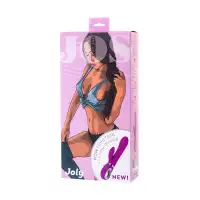 JOS Вибратор с клиторальным стимулятором JOS JOLY, с WOW-режимом, силикон, фиолетовый, 19,6 см — купить в Минске Изображение JOS Вибратор с клиторальным стимулятором JOS JOLY, с WOW-режимом, силикон, фиолетовый, 19,6 см