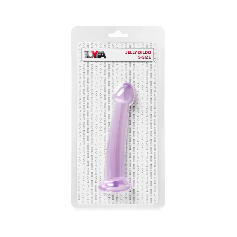 TOYFA Basic Нереалистичный фаллоимитатор TOYFA Basic Jelly Dildo S, TPE, фиолетовый, 15,5 см — купить в Минске Фото TOYFA Basic Нереалистичный фаллоимитатор TOYFA Basic Jelly Dildo S, TPE, фиолетовый, 15,5 см