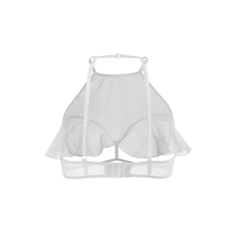 Изображение Erolanta Lingerie Эротический бралетт Erolanta Karen с открытой грудью, белый (42-44)