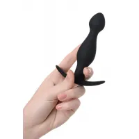 Изображение A-toys by TOYFA Анальная пробка A-Toys by TOYFA Veres, размер S, cиликон, черный, 11,5 см