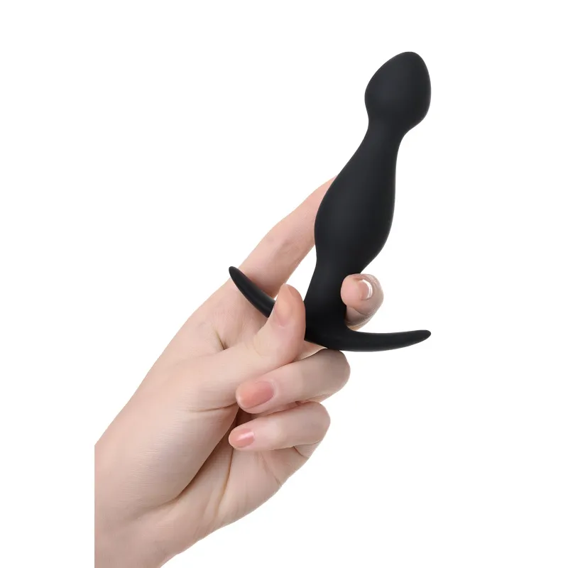 Изображение A-toys by TOYFA Анальная пробка A-Toys by TOYFA Veres, размер S, cиликон, черный, 11,5 см