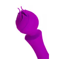 Изображение Flovetta by toyfa, Китай Вибратор Flovetta by Toyfa HYACINTH, силикон, фиолетовый, 21,5 см