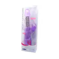 Фото Seven Creations Вибратор с клиторальным стимулятором PREMIUM RANGE DREAM7 HUMMINGBIRD 12  см.