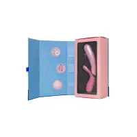 Фото Satisfyer, Германия Вибратор Satisfyer Hot Lover Connect App с клиторальным стимулятором, розовый, 20,4 см
