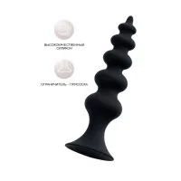 Фото POPO Pleasure by TOYFA Анальная втулка POPO Pleasure by TOYFA Indi, водонепроницаемая, силикон, черная, 11,5 см, Ø 2,9 см