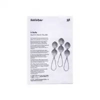 Фото Satisfyer, Германия Набор вагинальных шариков Satisfyer  Balls C03 Double, Силикон, Ассорти, Ø 3  см