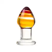 Изображение Sexus Glass Анальная втулка Sexus Glass, стекло, прозрачная, 9 см, Ø 4 см
