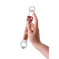 Sexus Glass Двусторонний фаллоимитатор Sexus Glass, стекло, прозрачный, 22 см — купить в Минске Фото Sexus Glass Двусторонний фаллоимитатор Sexus Glass, стекло, прозрачный, 22 см