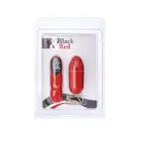 Black & Red by TOYFA Вибратор с пультом ДУ, 5 режимов вибрации, 7,6 см красный — купить в Минске Фото Black & Red by TOYFA Вибратор с пультом ДУ, 5 режимов вибрации, 7,6 см красный