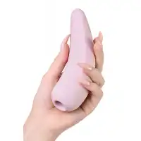 Изображение Satisfyer, Германия Вакуум-волновой стимулятор с вибрацией Satisfyer Curvy 2 Connect App, силикон, розовый, 13,41 см