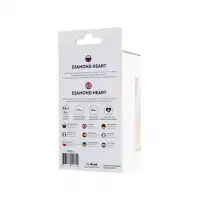 Изображение ToDo by Toyfa Анальная втулка ToDo by Toyfa Diamond Heart, силикон, фиолетовый, 8 см, Ø 3,5 см