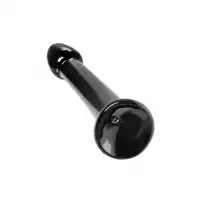 Изображение TOYFA Basic Нереалистичный фаллоимитатор TOYFA Basic Jelly Dildo M, TPE, чёрный, 18 см