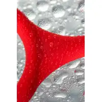 Изображение Black & Red by TOYFA Анальная втулка Black & Red by TOYFA с вибропулей, с пультом ДУ, силикон, красная, 8,5 см