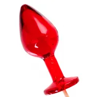 Фото Sosuчki Леденец Sosuчki, «Анальная втулка малая Whiskey», красный 29гр.