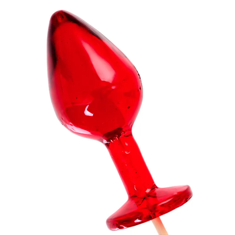 Фото Sosuчki Леденец Sosuчki, «Анальная втулка малая Whiskey», красный 29гр.