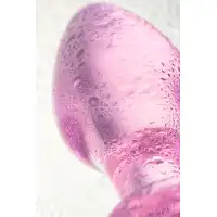 Фото Sexus Glass Анальная втулка Sexus Glass, стекло, розовая, 10 см, Ø 4 см