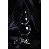Фото Sexus Glass Анальная втулка Sexus Glass, стекло, прозрачная, 10,5 см, Ø 3,5 см