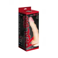 Изображение  Фаллоимитатор неоскин - СУПЕРГИГАНТ с присоской Lovetoy, TPR, телесный, 39 см