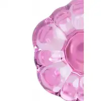 Фото Sexus Glass Анальная втулка Sexus Glass, стекло, розовая, 8,3 см