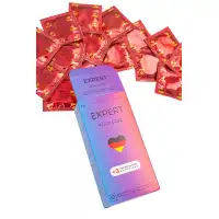 Изображение  Презервативы EXPERT Wild Love , ребристые с точками, 15 шт
