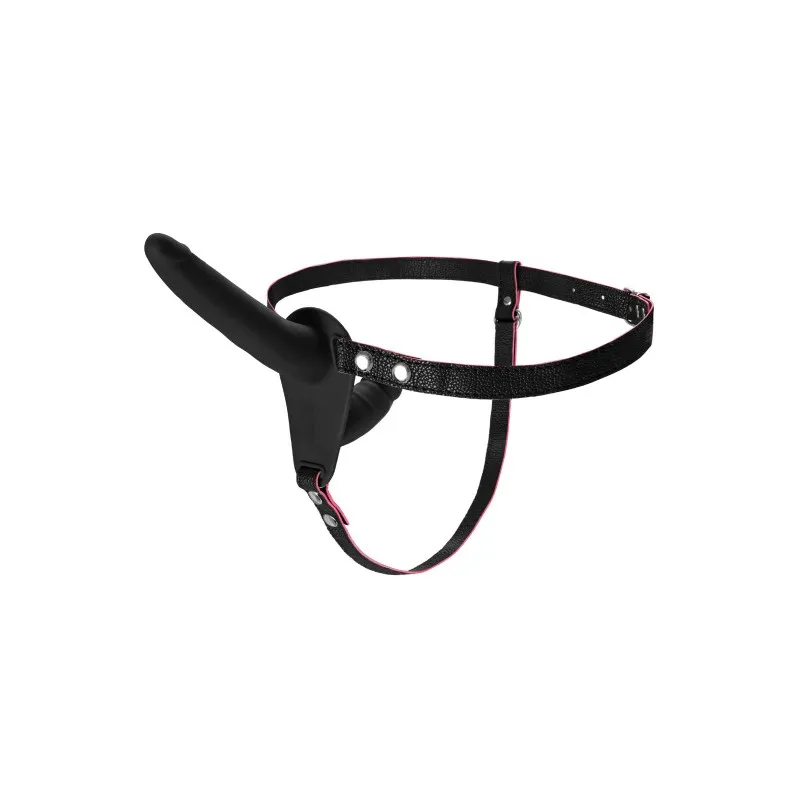 Изображение  Страпон на креплении Black&Red by TOYFA, силикон, черный, 24 см