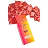 Фото  Презервативы EXPERT Hot Love, с разогревающим эффектом, 15 шт