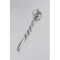 Metal by TOYFA Уретральный плаг TOYFA Metal фигурный с кольцом в основании, серебряный, 17,5 см — купить в Минске Фото Metal by TOYFA Уретральный плаг TOYFA Metal фигурный с кольцом в основании, серебряный, 17,5 см
