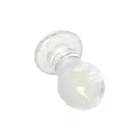 Изображение Sexus Glass Анальная втулка Sexus Glass светящаяся в темноте, стекло, прозрачная, 9 см