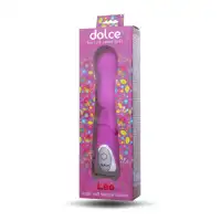Фото Dolce by TOYFA Вибратор TOYFA Dolce Leo, силикон, розовый, 16,5см