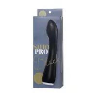 Изображение  Вибратор PPP SHIO-PRO, силикон, черный, 21 см