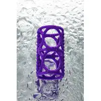 Фото A-toys by TOYFA Насадка на пенис A-Toys by TOYFA Myri, силикон, фиолетовый, 7,5 см