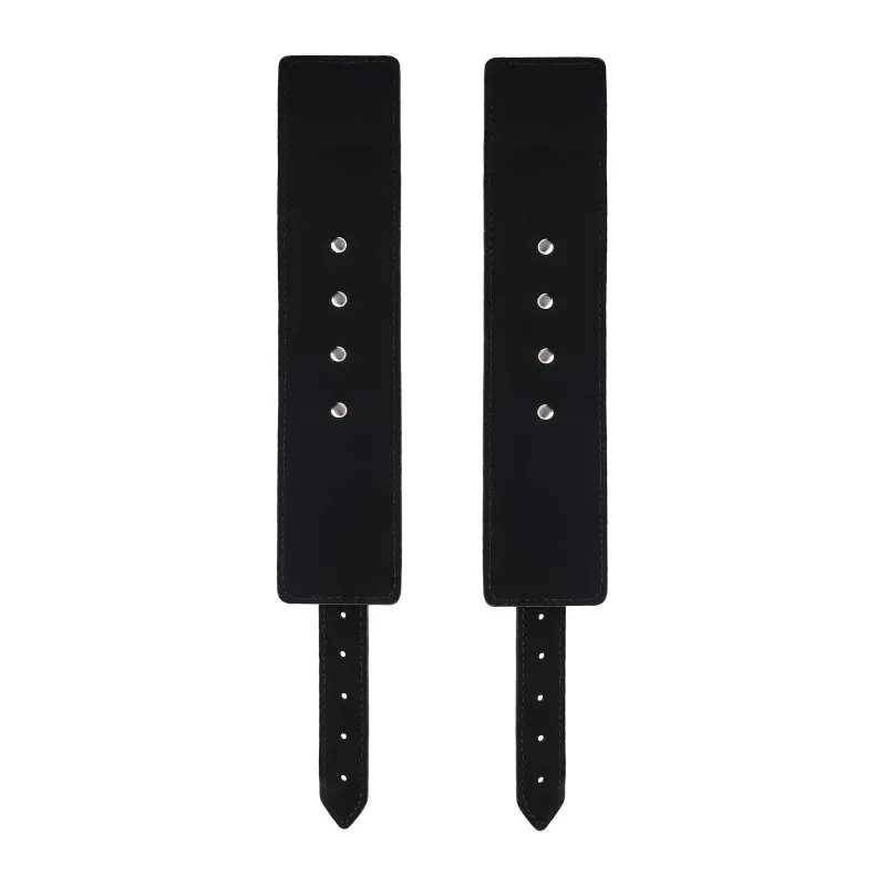 Фото  Поножи Anonymo #0153, PU кожа, черные, 26,5 см