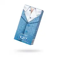 Презервативы Vizit, ультратонкие, латекс, 18 см, 5,2 см, 12 шт. — купить в Минске Изображение Презервативы Vizit, ультратонкие, латекс, 18 см, 5,2 см, 12 шт.