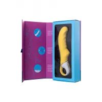 Фото Satisfyer, Германия Нереалистичный вибратор Satisfyer Vibes Yummy Sunshine, силикон, желтый, 22,5 см.