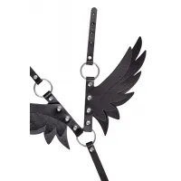 Изображение PECADO B.D.S.M Портупея Крылья Pecado BDSM, натуральная кожа, черная