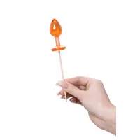 Фото Sosuчki Леденец Sosuчki, «Анальная втулка малая Amaretto», оранжевый 29гр.