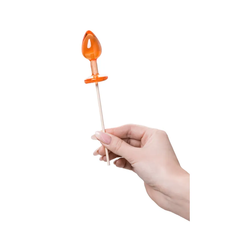 Фото Sosuчki Леденец Sosuчki, «Анальная втулка малая Amaretto», оранжевый 29гр.