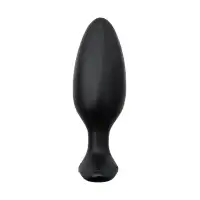 Фото Lovense, США Анальная втулка LOVENSE Hush 2 (M), силикон, черная, 13,5 см, Ø 4,4 см