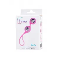 Фото Leroina Вагинальные шарики LEroina Futa, силикон, розовый, 11 см, Ø 1,9 см, 63 г
