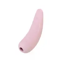Изображение Satisfyer, Германия Вакуум-волновой стимулятор с вибрацией Satisfyer Curvy 2 Connect App, силикон, розовый, 13,41 см