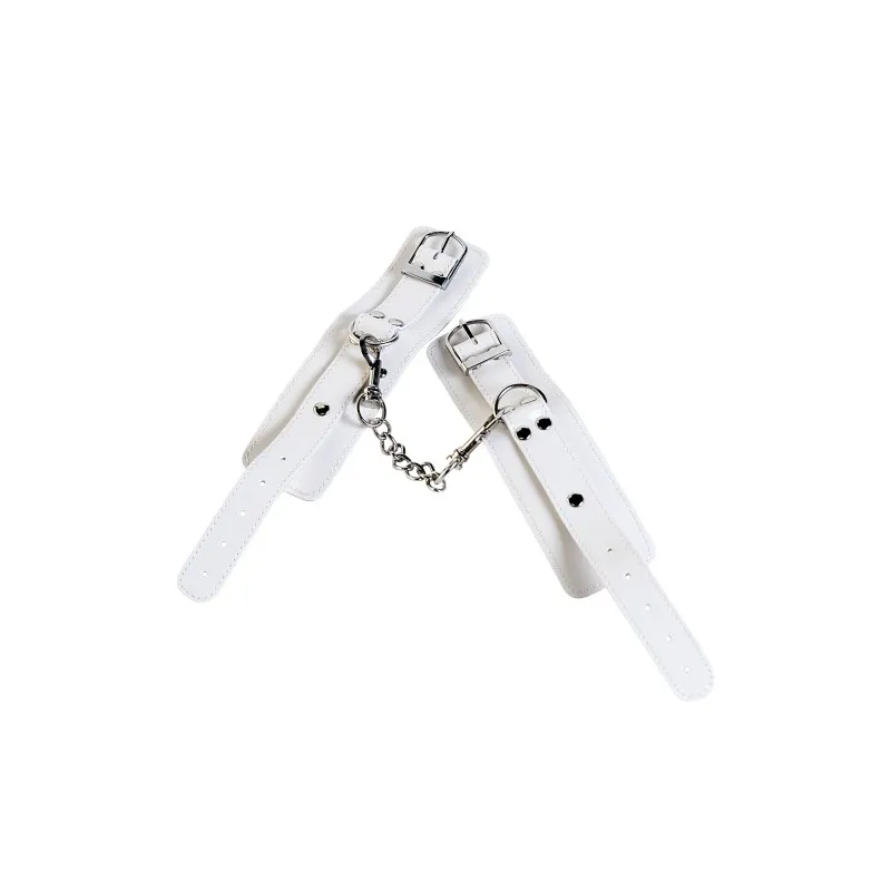 Фото Theatre by TOYFA Наручники TOYFA Theatre кожаные белые