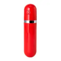 Изображение Black & Red by TOYFA Анальная втулка Black & Red by TOYFA с вибропулей, с пультом ДУ, силикон, красная, 8,5 см