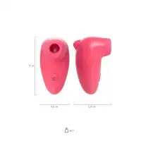 Изображение  Вакуумный стимулятор клитора PPP CHUPA-CHUPA ZENGI ROTOR, ABS-пластик, розовый, 9 см