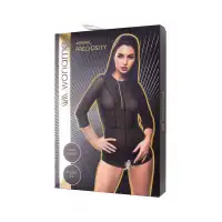 Фото Waname Apparel Эротический комбинезон Waname Preciosity с рукавами ¾ черный (50-52)