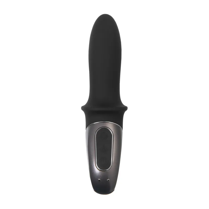 Фото  Анальный вибратор с нагревом Satisfyer Hot Passion Connect App, силикон, черный, 18 см
