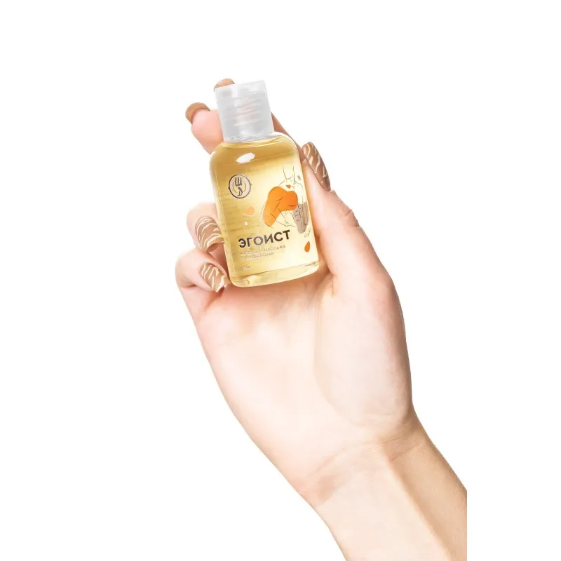 Изображение Штучки-дрючки, Россия Массажное масло с феромонами Штучки-дрючки «Эгоист», 50 мл