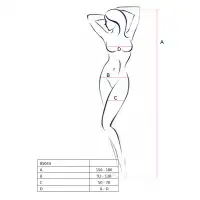 Изображение Casmir, Польша Костюм-сетка Passion Erotic Line, белый, OS