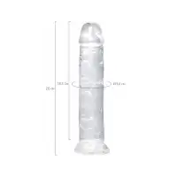 Изображение A-toys by TOYFA Фаллоимитатор A-Toys by TOYFA  Auri, TPE, прозрачный, 20 см