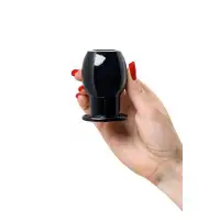 Фото TOYFA Basic Анальная втулка TOYFA Basic L, TPE, чёрный, 7,5 см